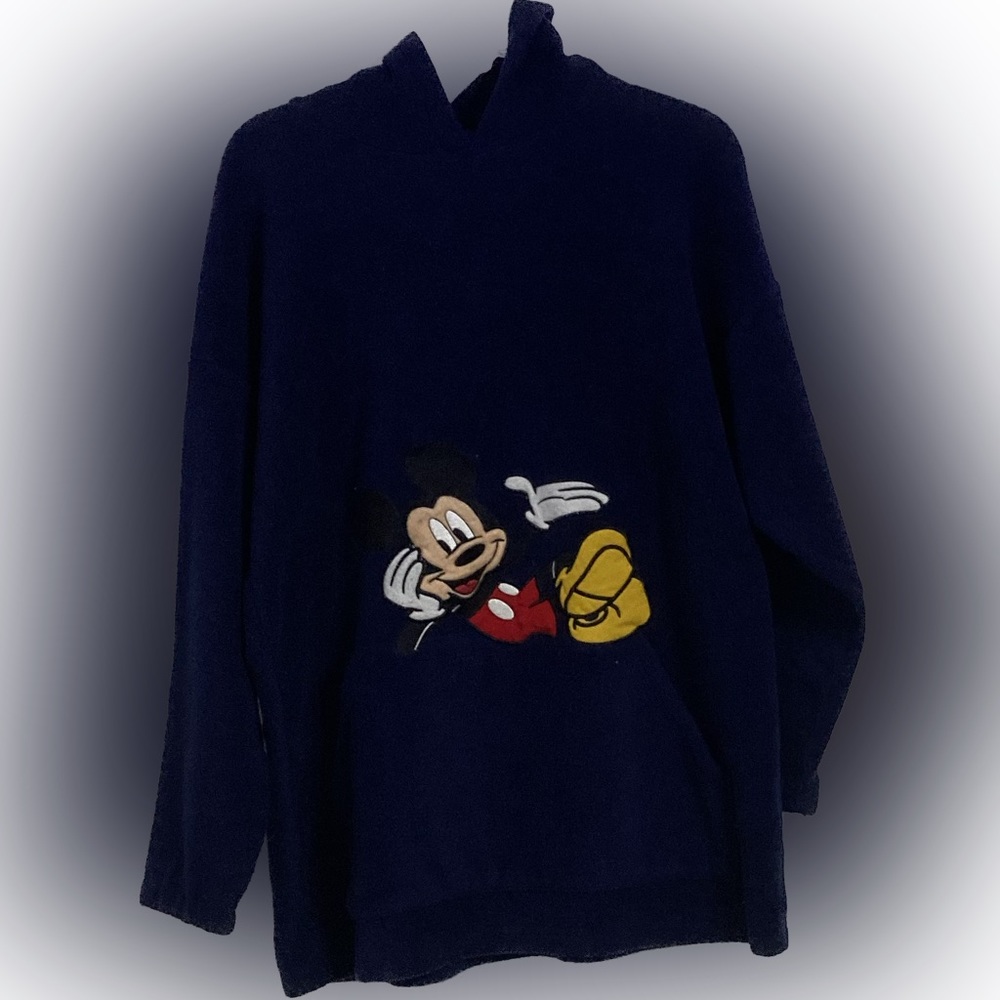 Disney’s Mickey Mouse Fleece Pull Over Hoodie size Medium
